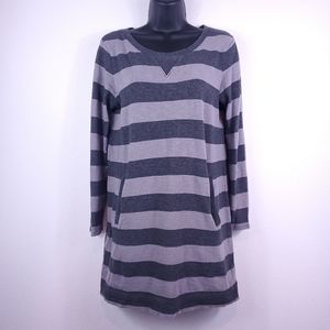 Gap Oversized Grey Striped Rugby Jersey